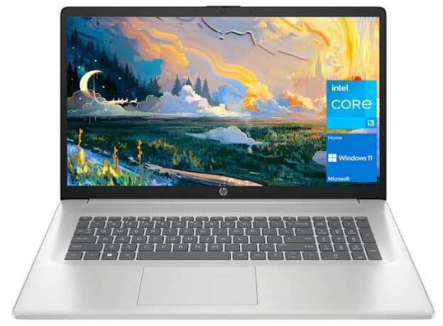 HP 17 Laptop (the best laptop under 500 dollars)